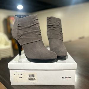 Style&co. Gray booties.